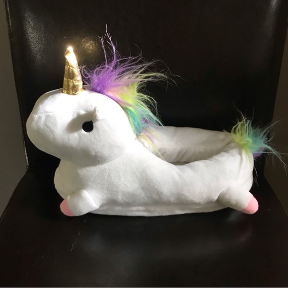 🦄 Unicorn Slippers w/ Disco Cheeks✨ - Picture 6 of 10